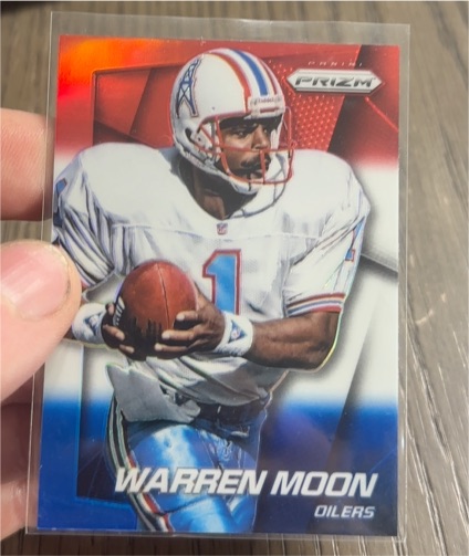 2014 Panini Prizm #166 Warren Moon Houston Oilers — front