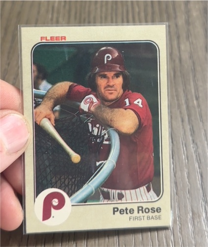 1983 Fleer #171 Pete Rose — front