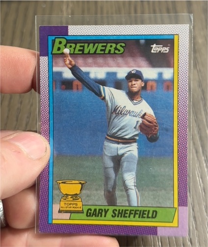 1990 Topps #718 Gary Sheffield — front