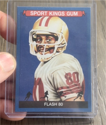 2023 Sport Kings Volume 4 #123b Jerry Rice Flash 80 Blue — front