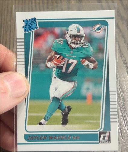 2021 Donruss #263 Jaylen Waddle — front