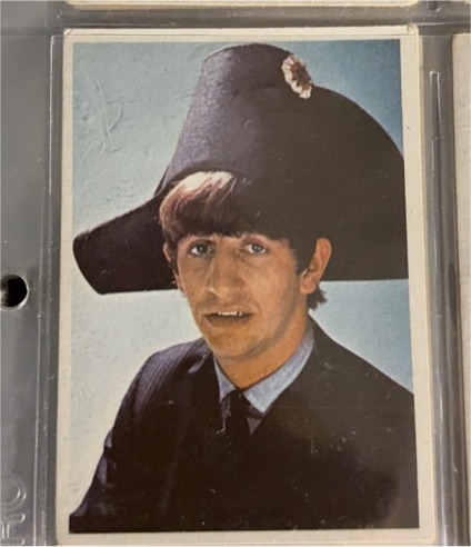 1964 Topps Beatles Diary #7A Ringo Starr — front