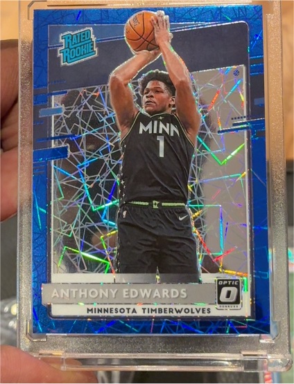 2020 Panini Donruss Optic #151 Anthony Edwards — front