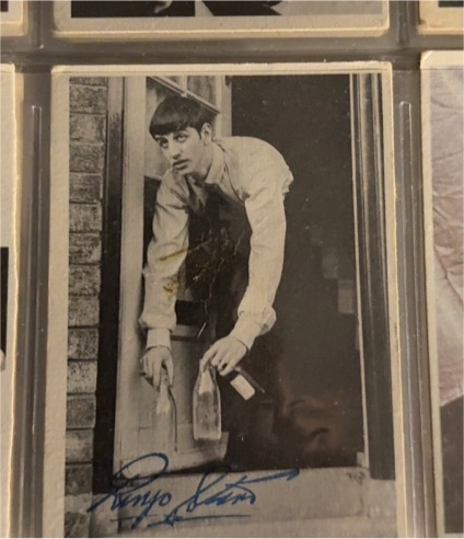 1964 Topps Beatles Black & White #38 Ringo Starr — front