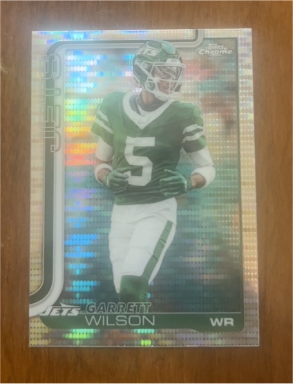 2025 Topps Chrome #235 Garrett Wilson — front