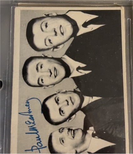 1964 Topps Black And White Beatles #77 — front