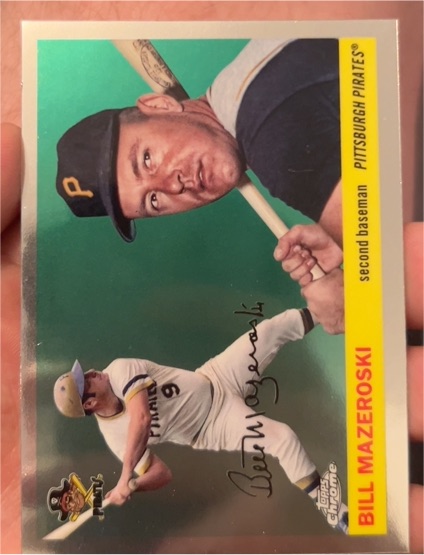 2025 Topps Chrome Platinum #463 Bill Mazeroski — front