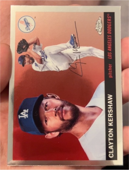 2025 Topps Chrome Platinum #27 Clayton Kershaw — front
