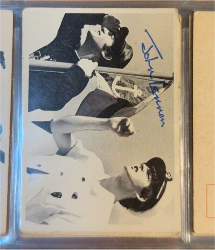 1964 Topps Beatles Black and White #61 John Lennon — front