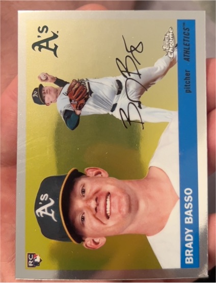 2025 Topps Chrome Platinum Anniversary #314 Brady Basso — front
