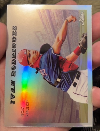 2025 Topps Chrome Platinum 1955 Topps Rails & Sails #55RS-9 Ivan Rodriguez — front