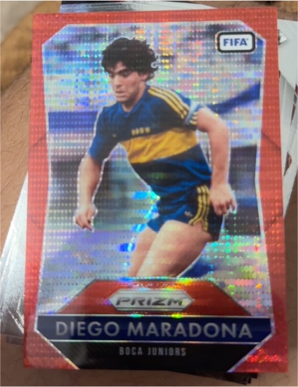 2026 Panini Prizm Monopoly FIFA World Cup #3 Diego Maradona — front