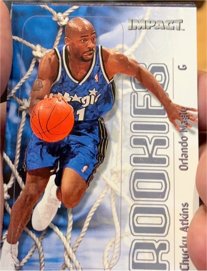 1999-00 SkyBox Impact #182 Chucky Atkins — front