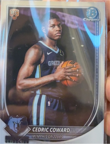 2025-26 Bowman Chrome #BCV-11 Cedric Coward — front