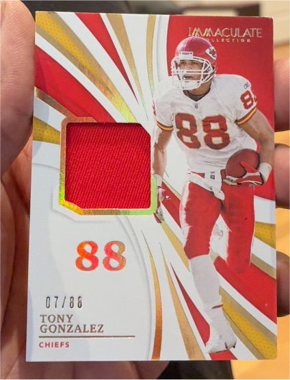 2021 Panini Immaculate Collection #88 Tony Gonzalez — front