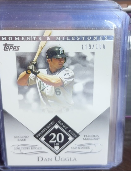 2007 Topps Moments & Milestones #61-19 Dan Uggla — front