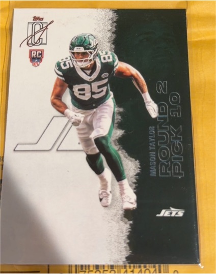 2025 Topps Signature Class #142 Mason Taylor — front
