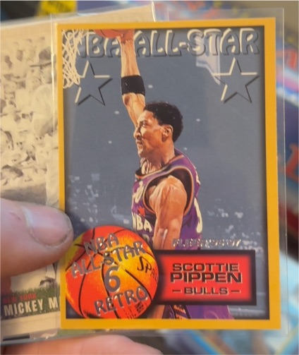 1996-97 Fleer #287 Scottie Pippen NBA All-Star Retro — front