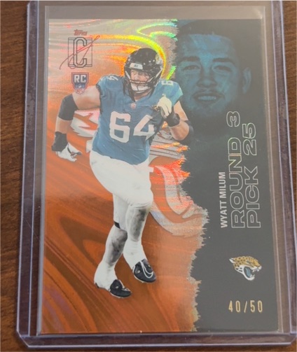 2025 Topps Signature Class #249 Wyatt Milum — front