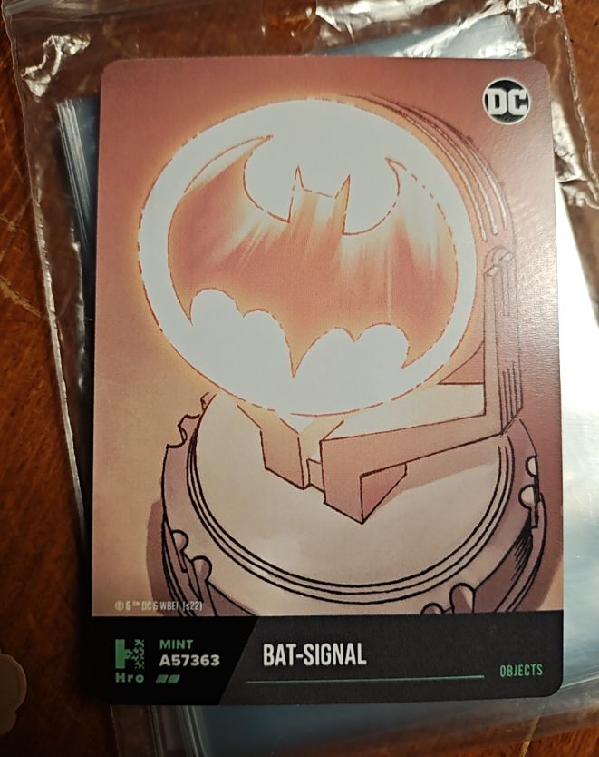2022 DC Hybrid Cards #A57363 Bat-Signal — front