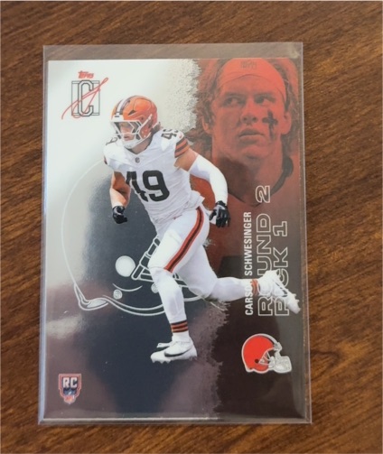 2025 Topps Signature Class #222 Carson Schwesinger — front