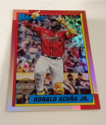 2025 Topps Update #U90-22 Ronald Acuña Jr. — front