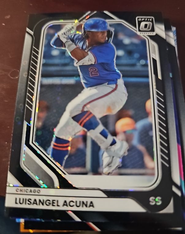 2026 Panini Donruss Optic #8 Luisangel Acuna — front