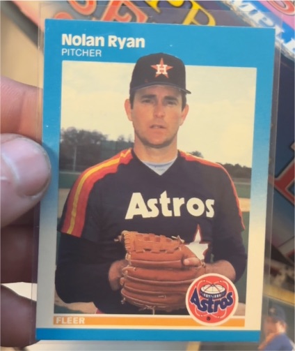 1987 Fleer #67 Nolan Ryan Houston Astros — front