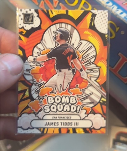 2025 Donruss Baseball Bomb Squad #14 James Tibbs III — front