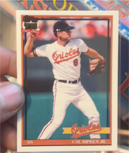1991 Topps #T91-87 Cal Ripken Jr. — front