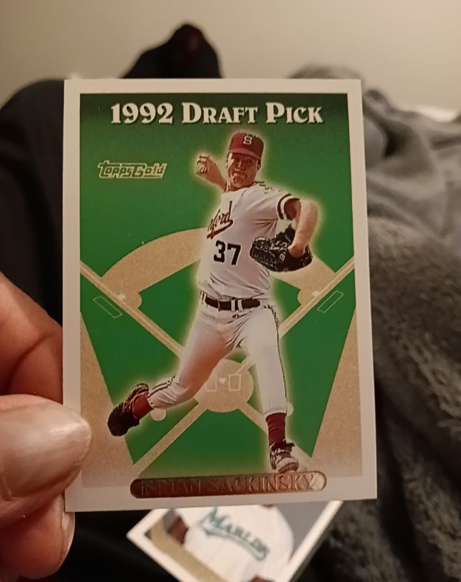 1993 Topps Gold #647 Brian Sackinsky — front