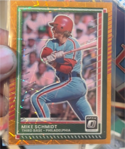 2025 Panini Donruss Optic #82 Mike Schmidt — front