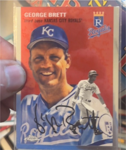 2023 Topps Chrome Platinum Anniversary #457 George Brett — front