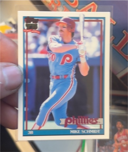 2026 Topps Series 1 1991 Topps #T91-72 Mike Schmidt — front