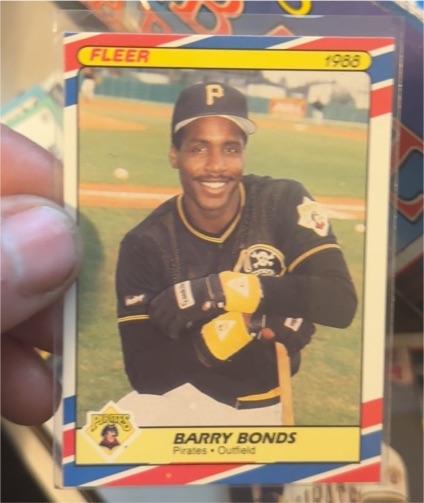 1988 Fleer #4 Barry Bonds — front