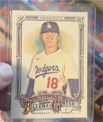2025 Topps Allen & Ginter #138 Yoshinobu Yamamoto — front