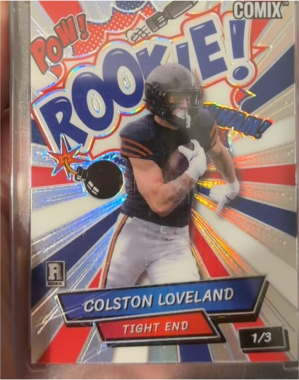2025 Wild Card Comix #1/3 Colston Loveland — front