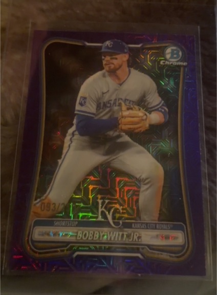 2026 Bowman Chrome #25 Bobby Witt Jr. — front