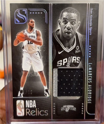 2024-25 Panini Silhouette NBA Relics #REL-LAM LaMarcus Aldridge — front