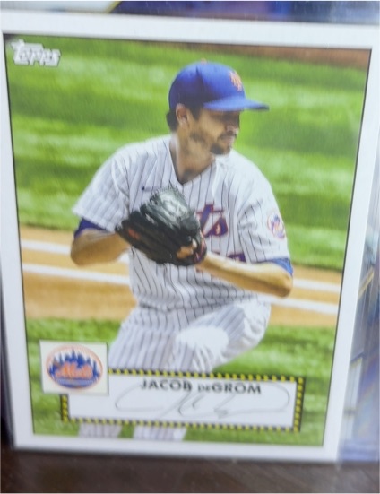 2021 Topps Series 1 1952 Redux #T52-15 Jacob deGrom — front
