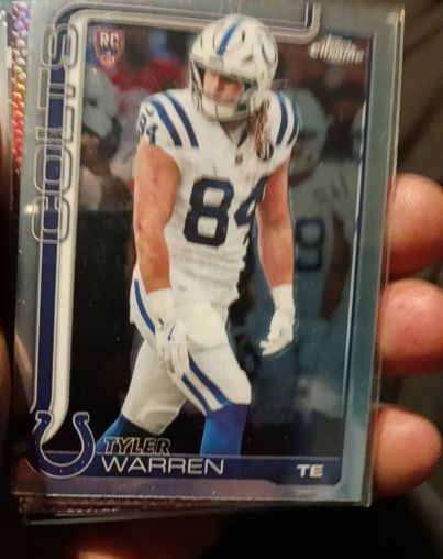 2025 Topps Chrome #346 Tyler Warren Rookie — front