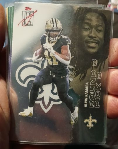 2025 Topps Signature Class #90 Alvin Kamara — front