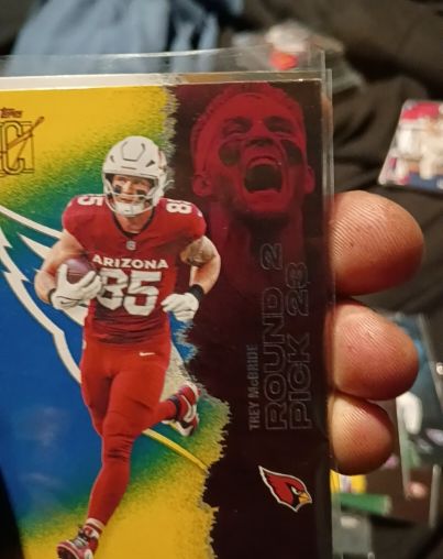 2025 Topps Signature Class #1 Trey McBride Arizona Cardinals — front