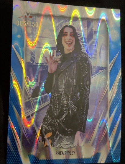 2026 Topps Chrome WWE #20 Rhea Ripley — front