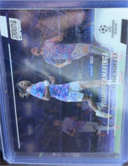 2021-22 Topps Stadium Club Chrome UEFA Champions League #89 Eduardo Camavinga — front