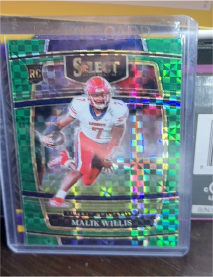 2022 Panini Select Draft Picks #2 Malik Willis — front