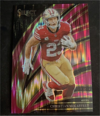 2025 Panini Select #218 Christian McCaffrey — front