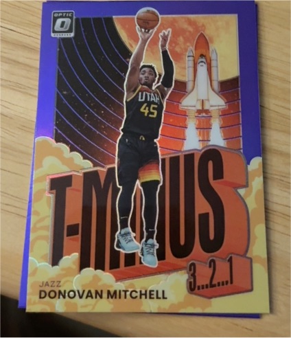 2021-22 Panini Donruss Optic #5 Donovan Mitchell — front