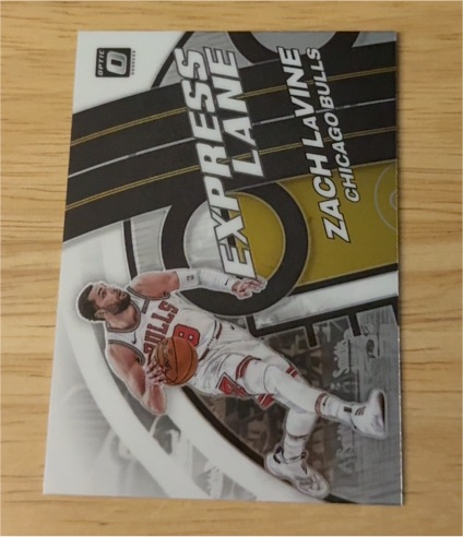 2021-22 Panini Donruss Optic Express Lane #22 Zach LaVine — front
