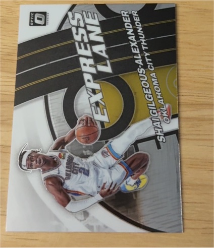 2021-22 Panini Donruss Optic #17 Shai Gilgeous-Alexander Express Lane — front